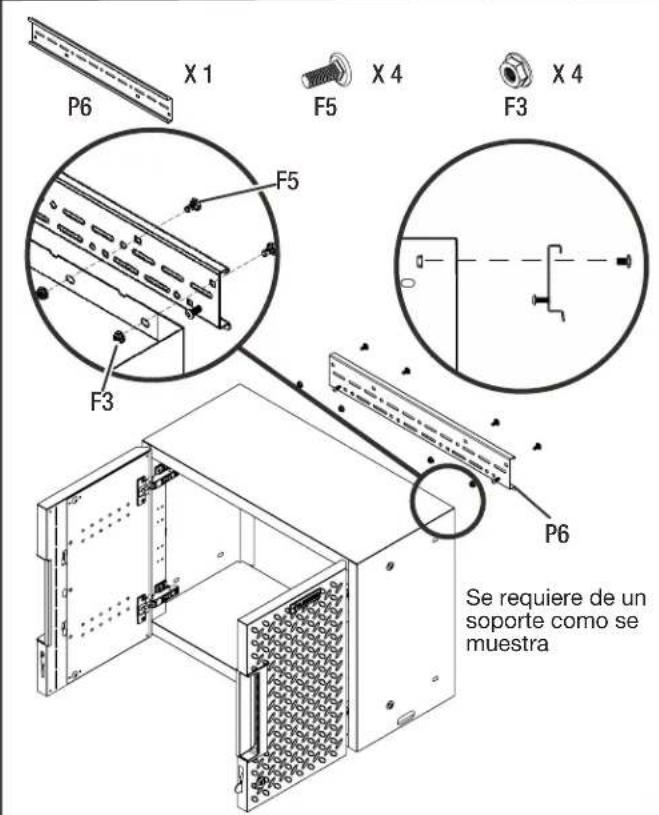 Gladiator GANF03WDMTS - Fije el soporte a la parte superior trasera del gabinete. - 1