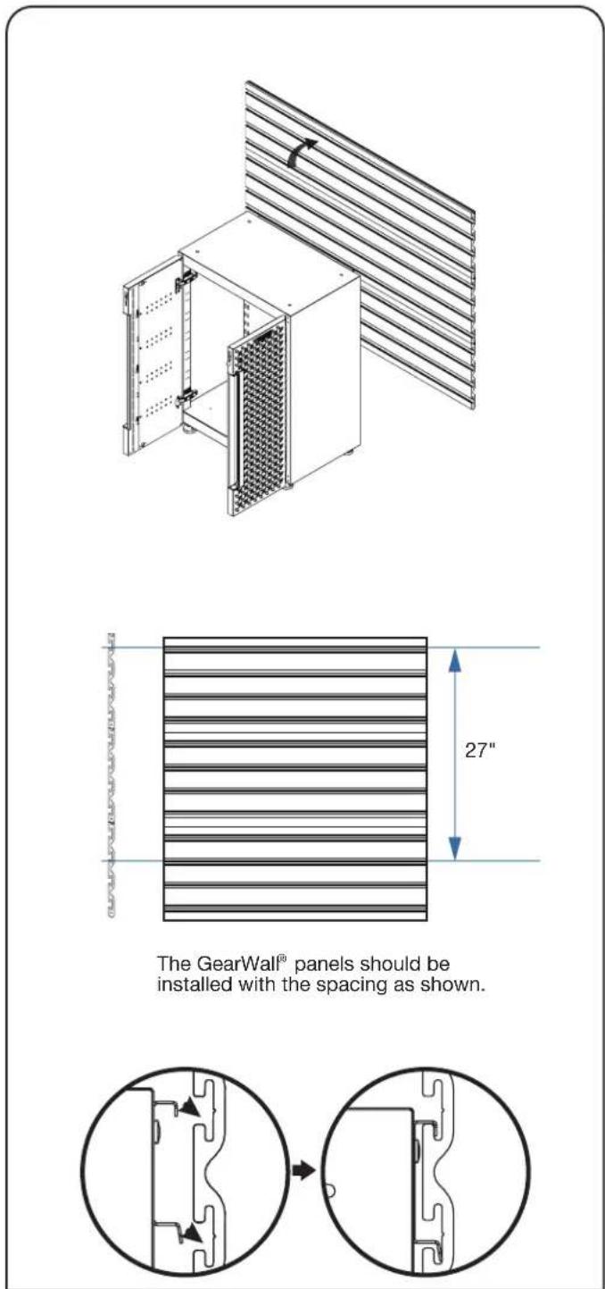 Gladiator GANF03WDMTS - INSTALL CABINET TO GLADIATOR® GEARWALL® PANELS - 2