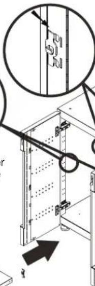 Gladiator GANF03WDMTS - 3a. Install the shelf in the 2-door base cabinet. - 4