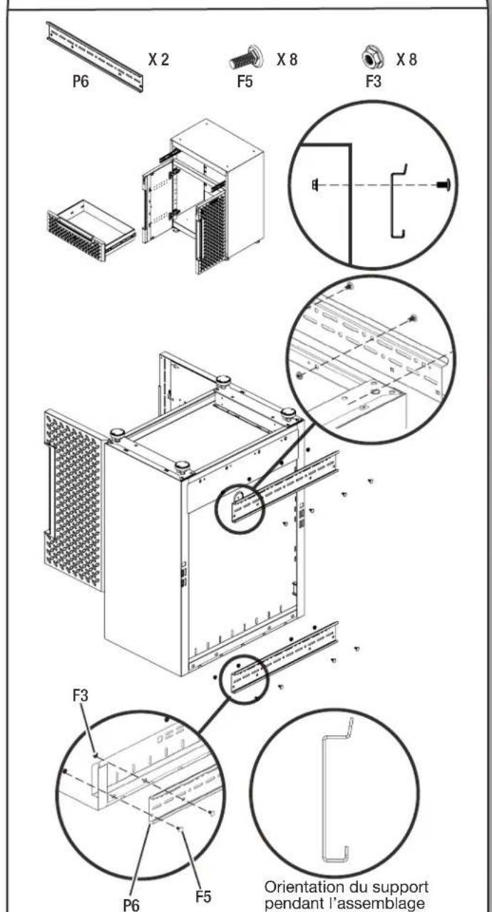 Gladiator GANF03WDMTS - Installer l'armoire du bas à 1 tiroir et 2 portes de 24 po - 1