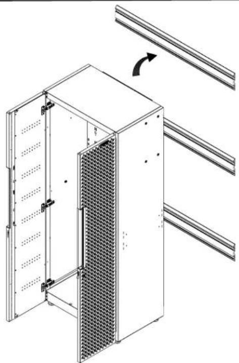 Gladiator GANF03WDMTS - Hang the tall cabinet onto the GearTrack® channels. - 1