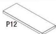 Gladiator GANF03WDMTS - 3b. Install the shelf in the wall cabinet. - 1