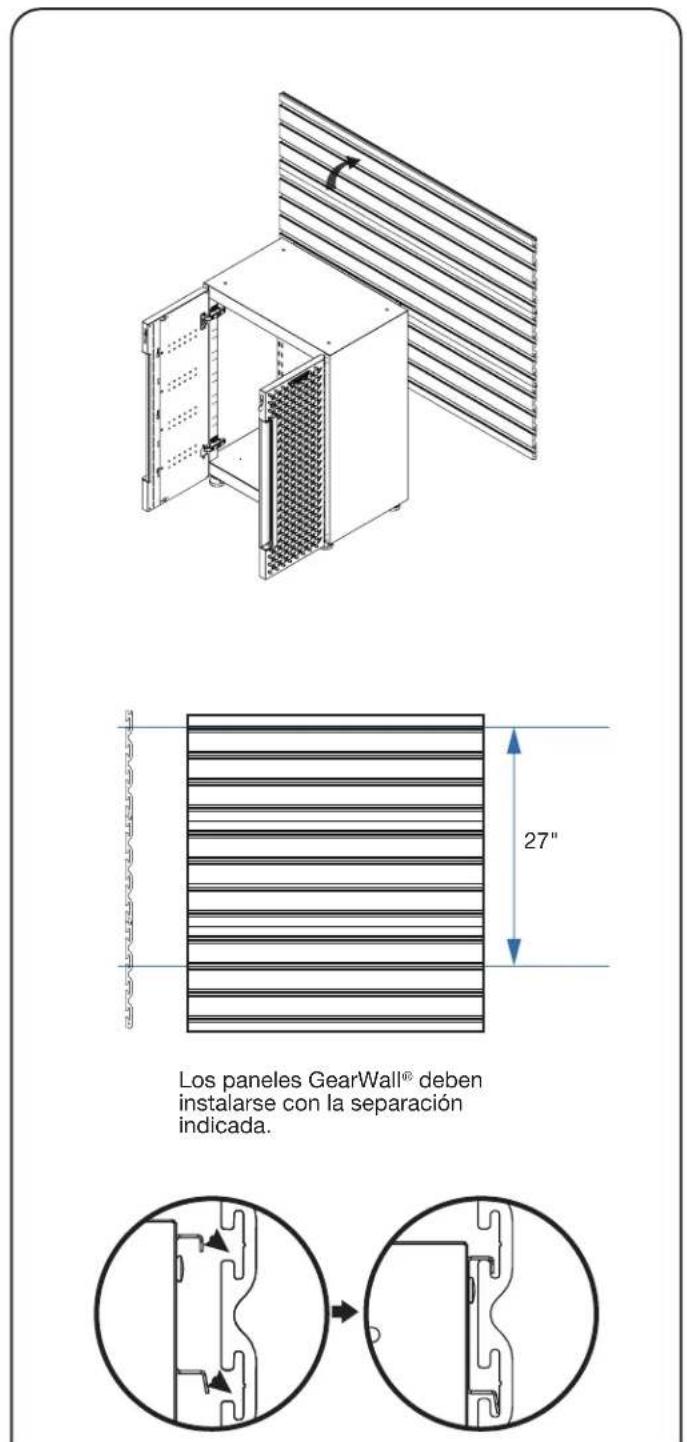 Gladiator GANF03WDMTS - INSTALE EL GABINETE EN EL PANEL GLADIATOR® GEARWALL® - 2