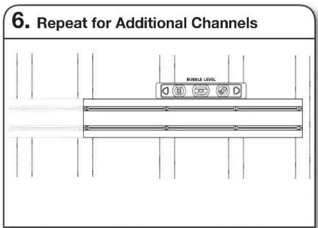 Gladiator GAWUXxWHRH - Mounting the Channels - 6
