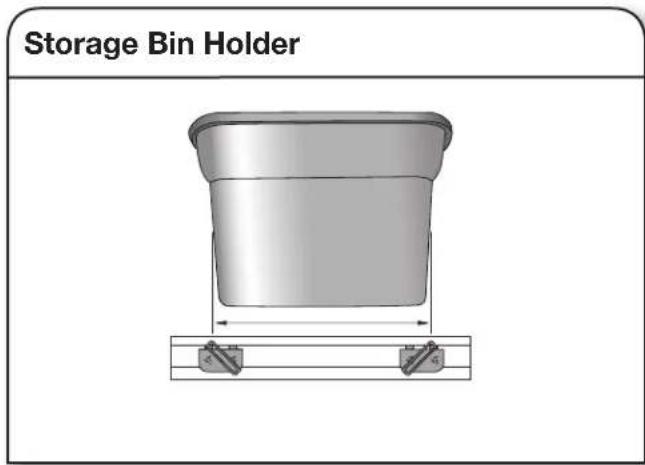 Gladiator GAWUXxWHRH - Install the Storage Bin Holder - 1