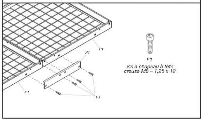 Gladiator GALS44M2KG - Fixer les supports de plafond - 3