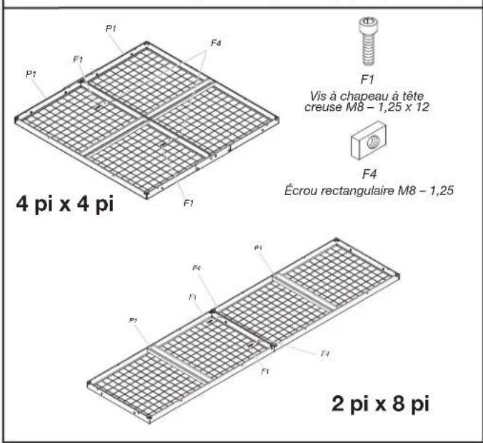 Gladiator GALS44M2KG - Fixer les supports de plafond - 2