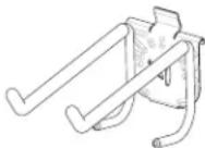 Gladiator GAWA4PBSJG - INSTALLATION INSTRUCTION OF HOOKS, BINS AND BASKETS - 6