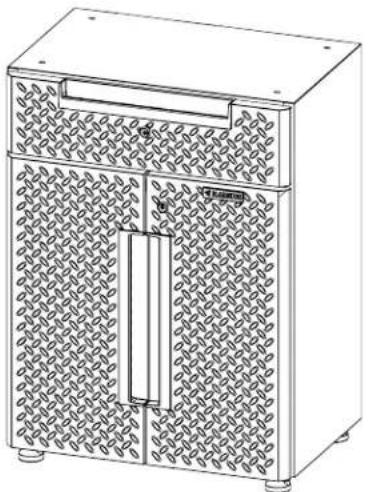 Gladiator GANA24HWMX - Install Worktop for Flex 24" 1-Drawer 2-Door Base Cabinet - 1