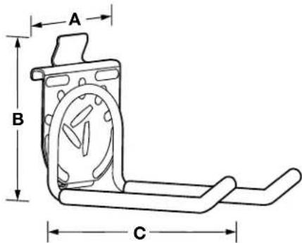 Gladiator GAGP24WRHY - HEAVY DUTY RACK GEARTRACK® PACK DIMENSIONS - 2