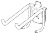 Gladiator GAWUXHBTG - INSTRUCCIONES PARA LA INSTALACIÓN DE GANCHOS, RECIPIENTES Y CESTAS - 6
