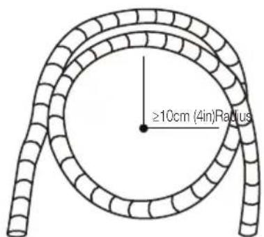 BEKO BEHPG 096 - Minimum bend radius - 1