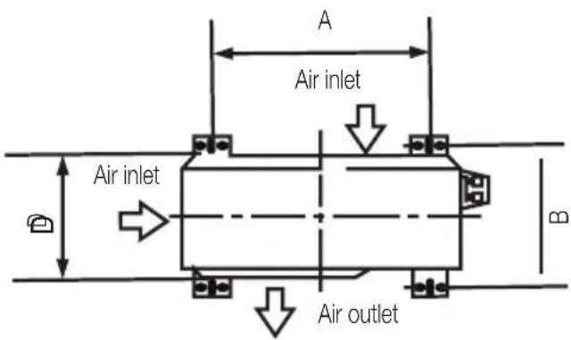 BEKO BEHPG 096 - Unit mounting dimensions - 1