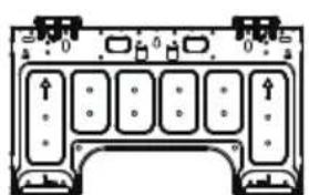 BEKO BEHPG 096 - Mounting plate dimensions - 2