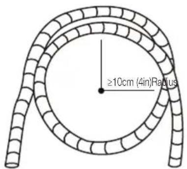 BEKO BEHPG 186 - Minimum bend radius - 1