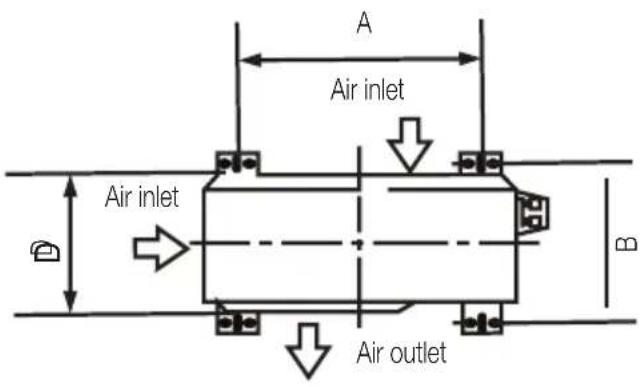 BEKO BEHPG 186 - Unit mounting dimensions - 1