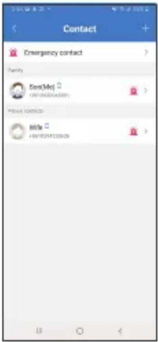 TCL MOVETIME MT43A - Impostare i contatti di emergenza - 2