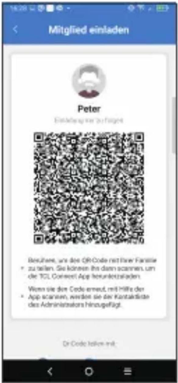 TCL MOVETIME MT43A - Wählen Sie QR-Code teilen. - 1