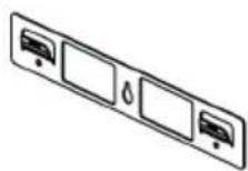 BEKO BHCA66741BBB - Wandmontageteil - 1