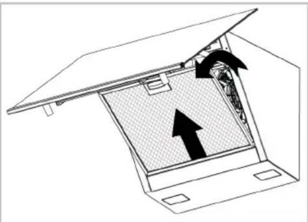 BEKO BHCA66741BBB - Removing aluminium filters - 2
