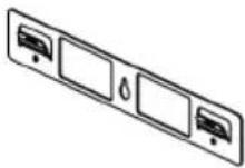BEKO BHCA66741BBB - Muurbevestiging onderdeel - 1