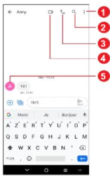 TCL 20 5G - Gérer les messages - 1