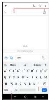 TCL 20 5G - - Clavier Android - 1