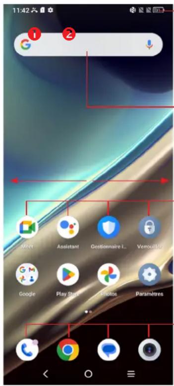 11:42 ① ② Meet Assistant Gestionnaire L... Verroultions Google Play Store Photos Paramètres