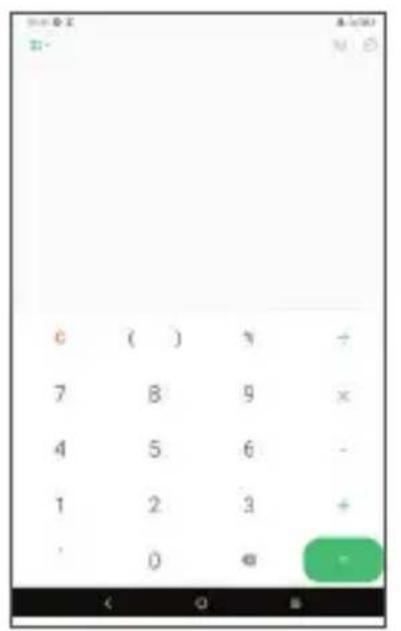 6 ( ) % + 7 8 9 × 4 5 6 - 1 2 3 + , 0 Ⓧ -