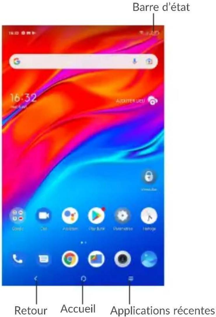 TCL TKEE MID - Écran d'accueil - 1