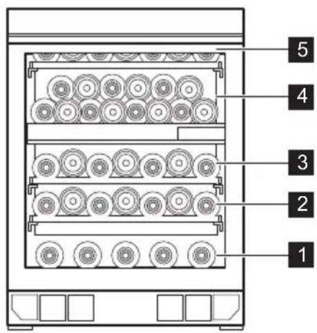 ELECTROLUX EWUD140B8B - Storage levels - 1