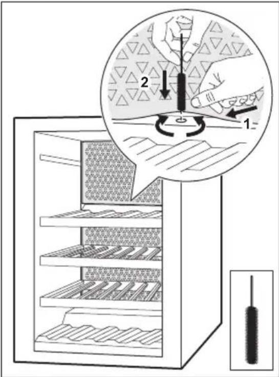 ELECTROLUX EWUD140B8B - Ylempi tyhjennysaukko - 1