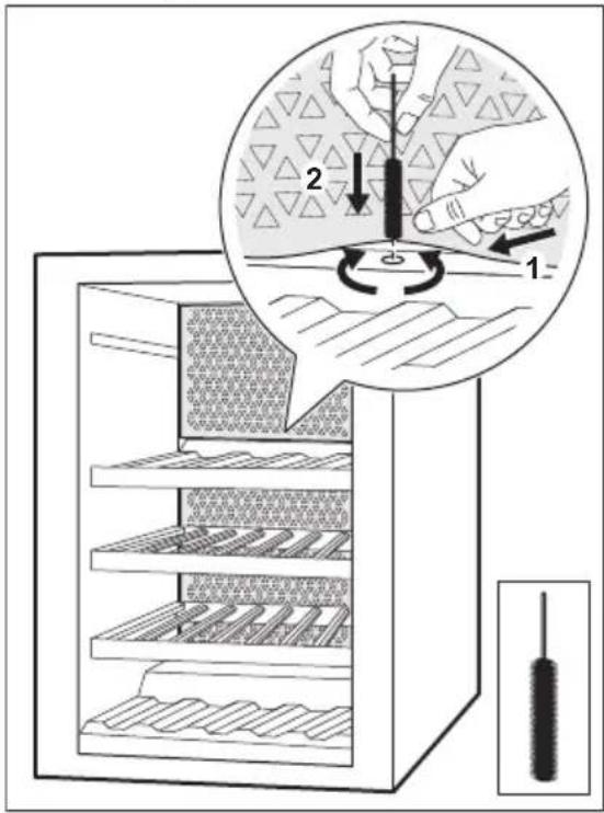 ELECTROLUX EWUD140B8B - Övre avlopp - 1