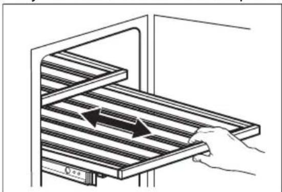 ELECTROLUX EWUD140B8B - Instalación de los estantes - 3