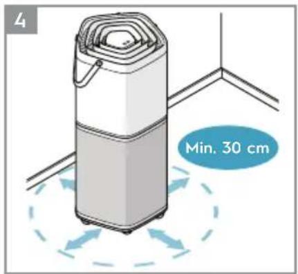 ELECTROLUX Pure 600 XL EPO60771DG - CZ POPIS VAŠÍ ČISTIČKY VZDUCHU PURE A9-40/PURE A9-60 - 3