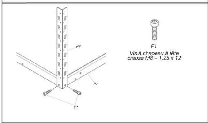 Gladiator GALS24M1KG - Fixer les supports de plafond - 4