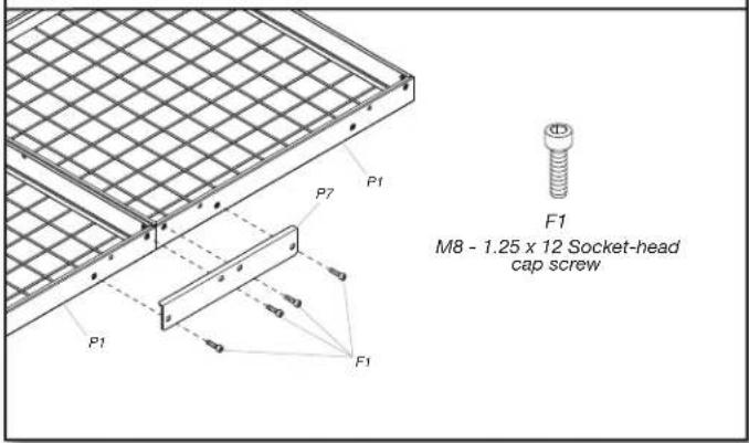 Gladiator GALS24M1KG - Attach the ceiling brackets - 5