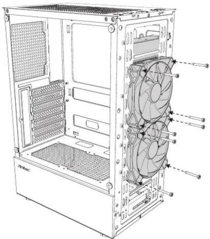 ANTEC AX26 RGB Elite - INSTALLING LIQUID COOLING RADIATOR - 1