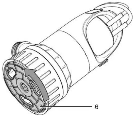 TROTEC TCW 900 - Changement entre le mode eaux claires et eaux usées - 1