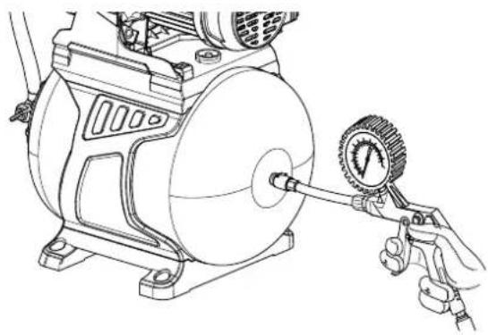 TROTEC TGP 1025 EF - Contrôle de la pression du réservoir - 2