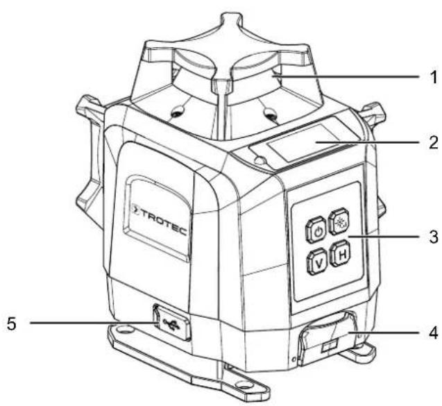 TROTEC BD8A - Avant de l'appareil - 1