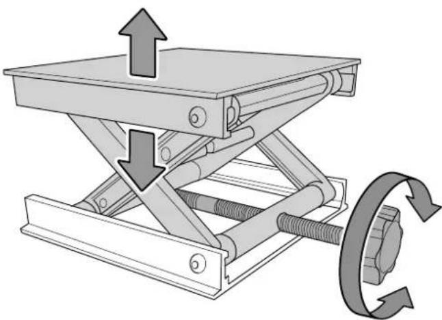 TROTEC BD8A - Utilisation de la plateforme - 1