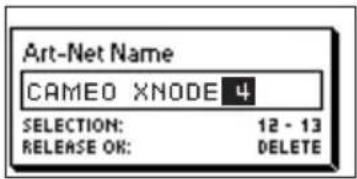 Cameo XNODE 4 - CANCELLAZIONE DI UN TESTO - 3