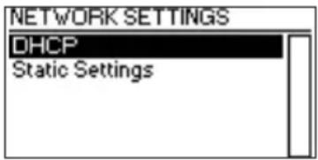 Cameo XNODE 4 - NETWORK SETTINGS (RÉGLAGES RÉSEAU) - 1