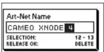 Cameo XNODE 4 - DELETING TEXT - 3