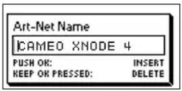 Cameo XNODE 4 - DELETING TEXT - 1
