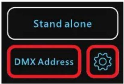 Cameo Instant Air 3000 - AJUSTE DE LA DIRECCIÓN INICIAL DMX - 3