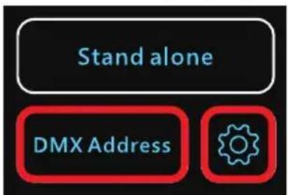 Stand alone DMX Address