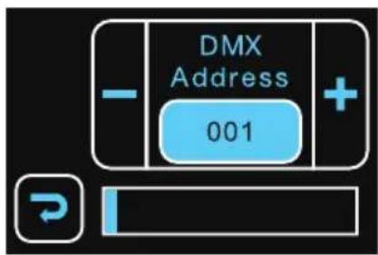 Cameo Instant Air 3000 - AJUSTE DE LA DIRECCIÓN INICIAL DMX - 2