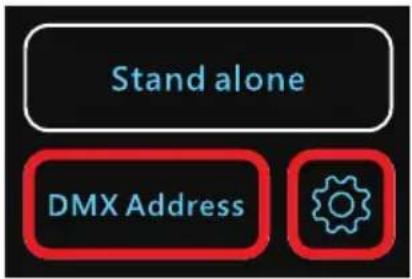 Cameo Instant Air 3000 - CONFIGURE DMX START ADDRESS - 3
